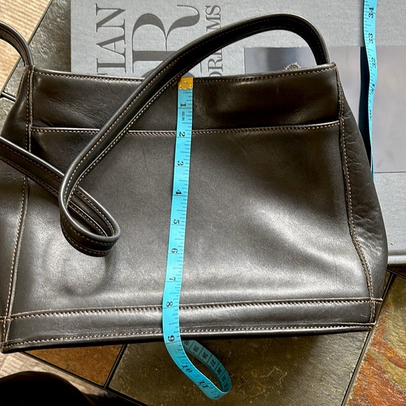 Vintage Coach Black Leather Shoulder Bag Excellent Condotion - Picture 11 of 14